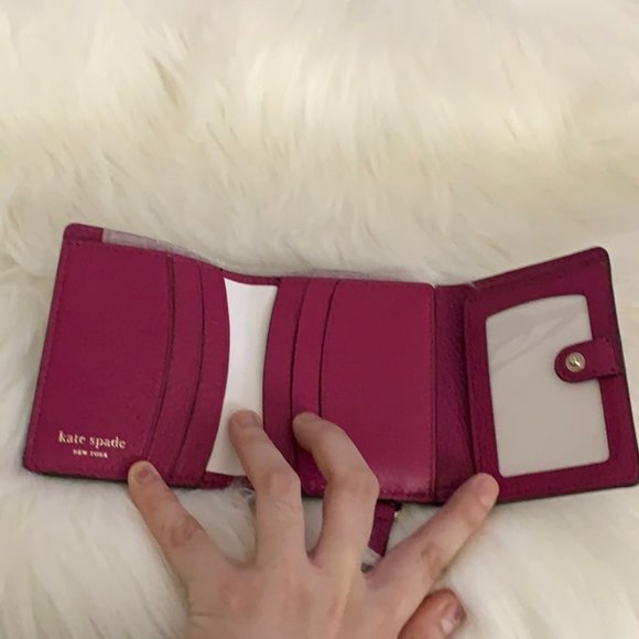 kate spade polly small trifold wallet
